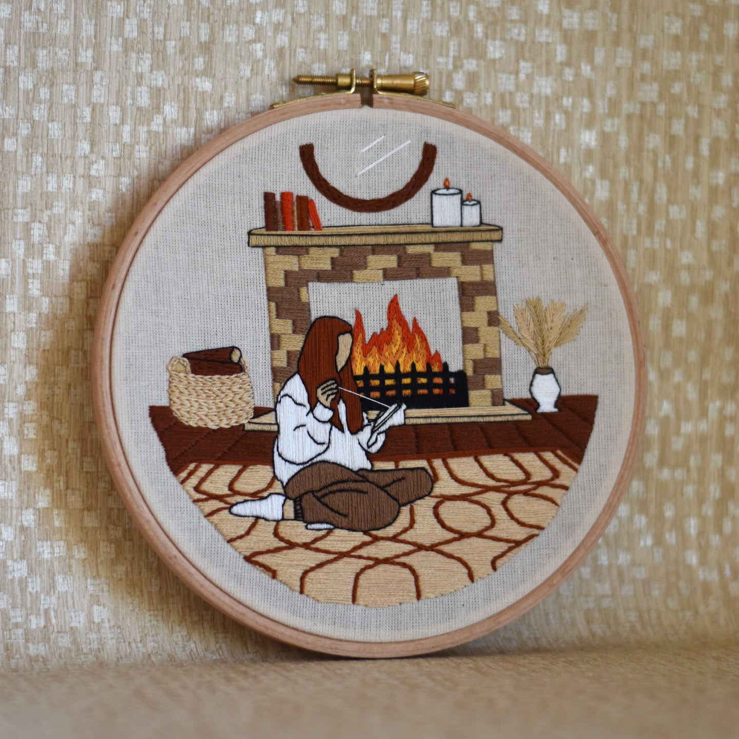 Cosy Girl Digital Embroidery Pattern