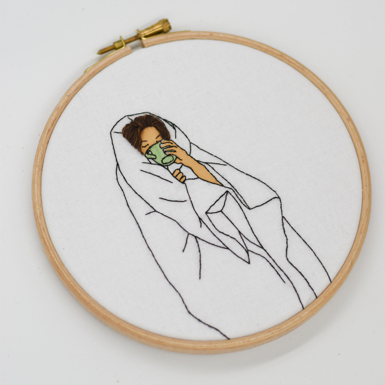 Duvet Day Embroidery Pattern