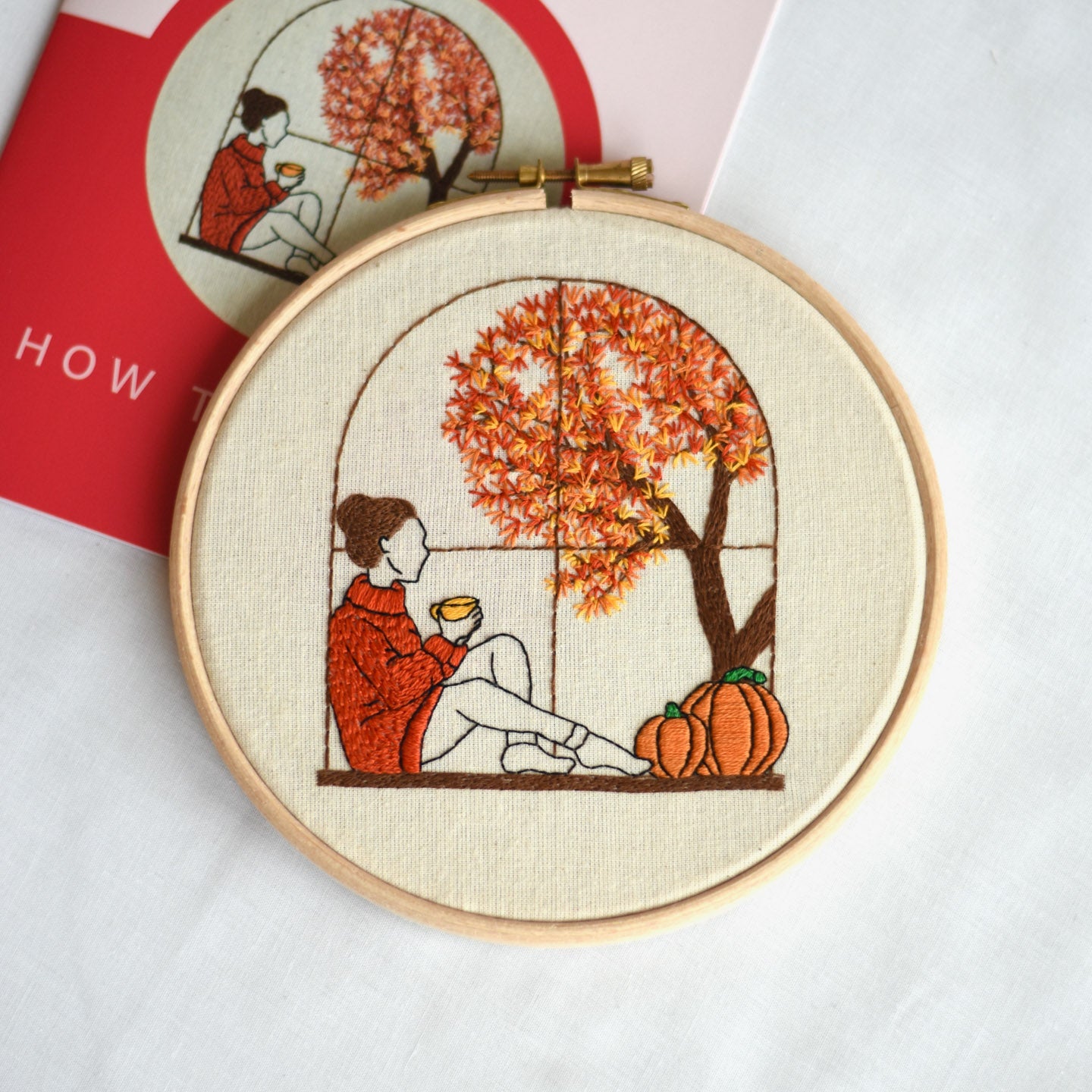 Autumn Girl Embroidery Kit