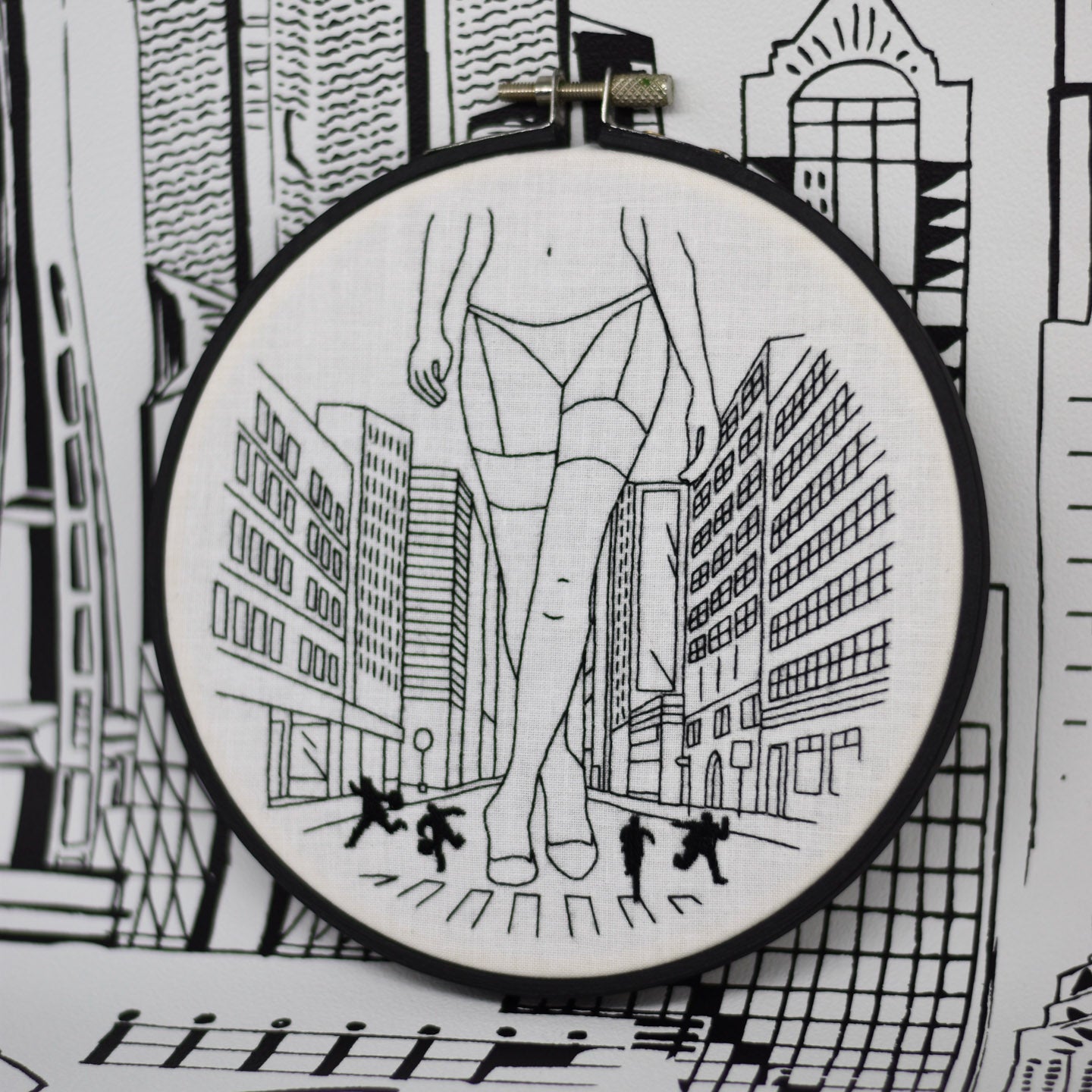 Big City Girl Digital Embroidery Pattern