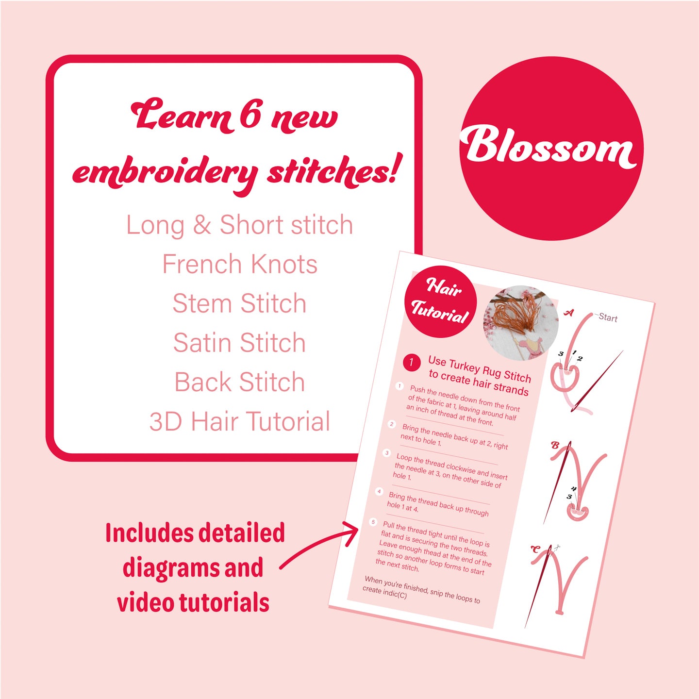 Blossom Embroidery Kit