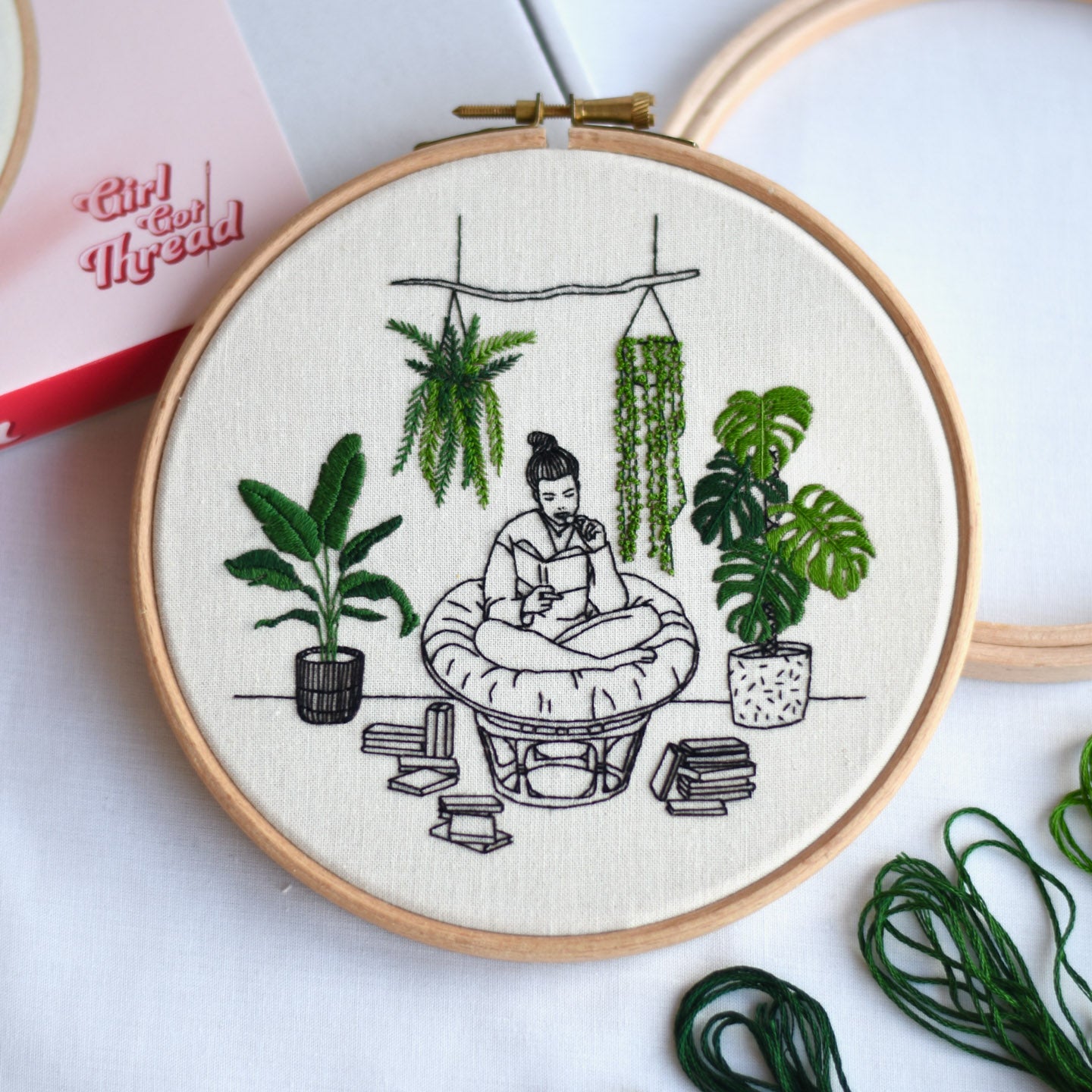 Bookworm Embroidery Kit