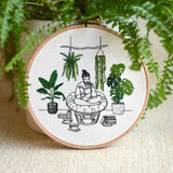 Bookworm Digital Embroidery Pattern