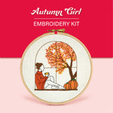 Autumn Girl Embroidery Kit