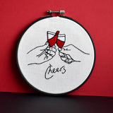 Cheers Digital Embroidery Pattern