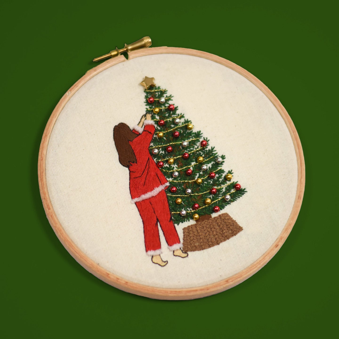 Christmas Time Embroidery Pattern