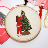 Christmas Time Embroidery Kit