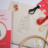 Christmas Time Embroidery Kit