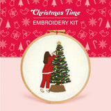 Christmas Time Embroidery Kit