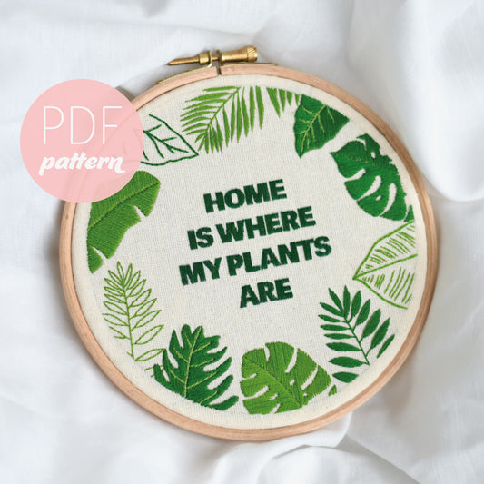 Home Digital Embroidery Pattern
