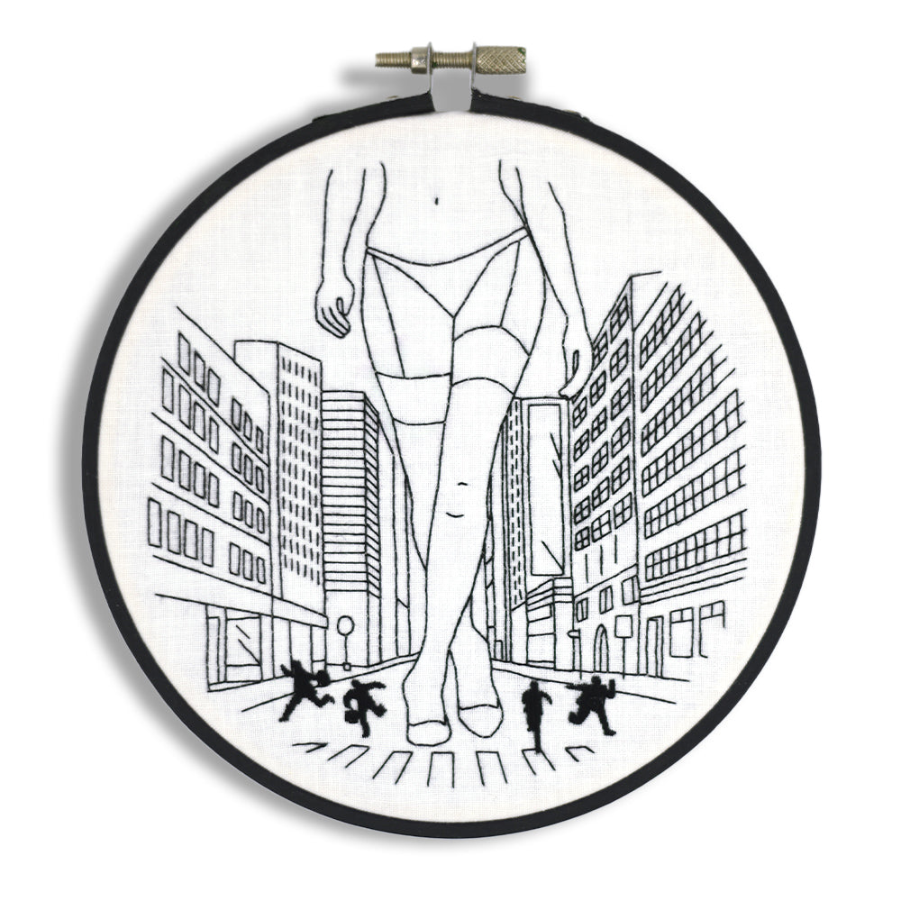 Big City Girl Digital Embroidery Pattern