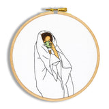 Duvet Day Embroidery Pattern