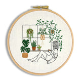 Plant Mom Digital Embroidery Pattern