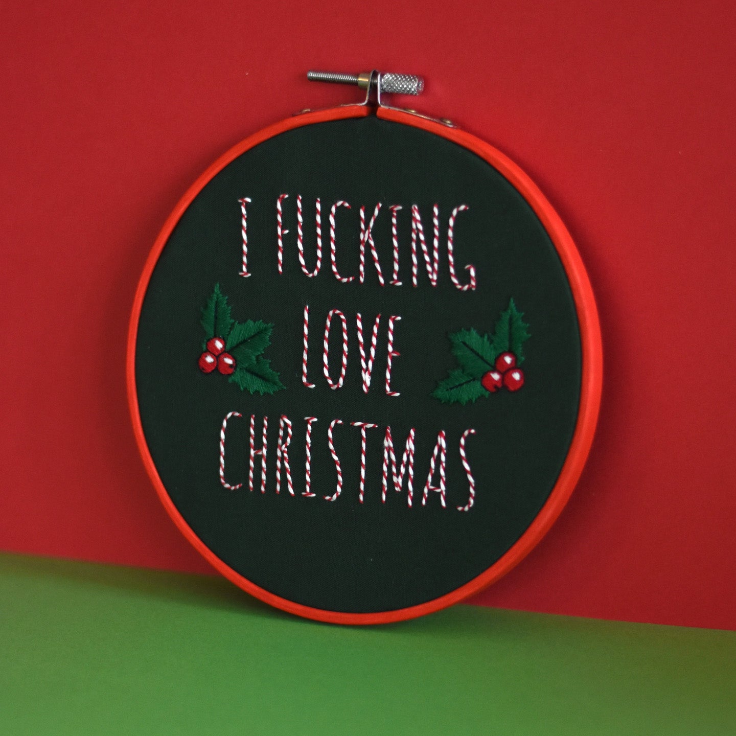I Love Christmas Digital Embroidery Pattern
