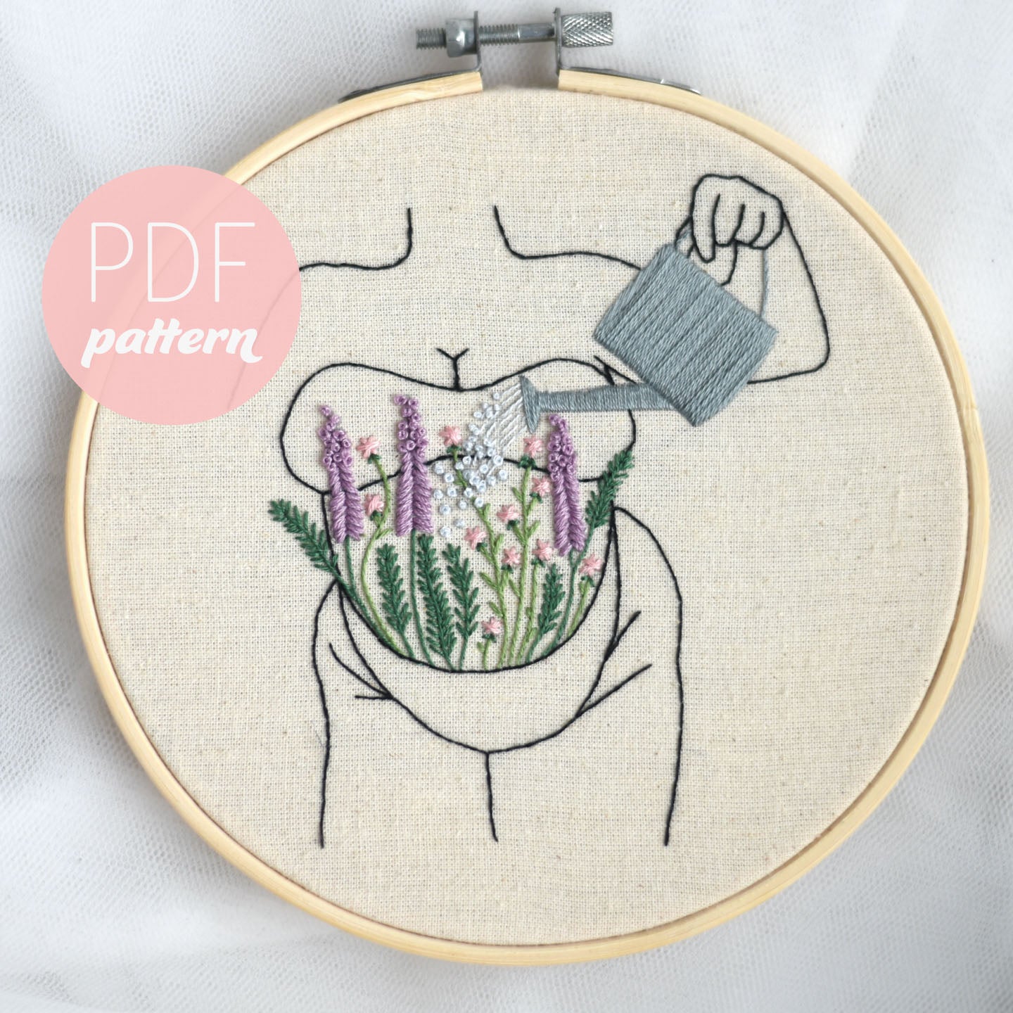 Nurture Digital Embroidery Pattern