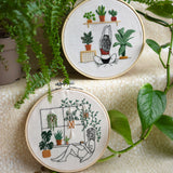 Plant Bundle Digital Embroidery Pattern