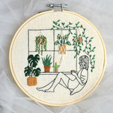 Plant Mom Digital Embroidery Pattern