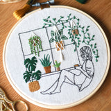 Plant Mom Digital Embroidery Pattern