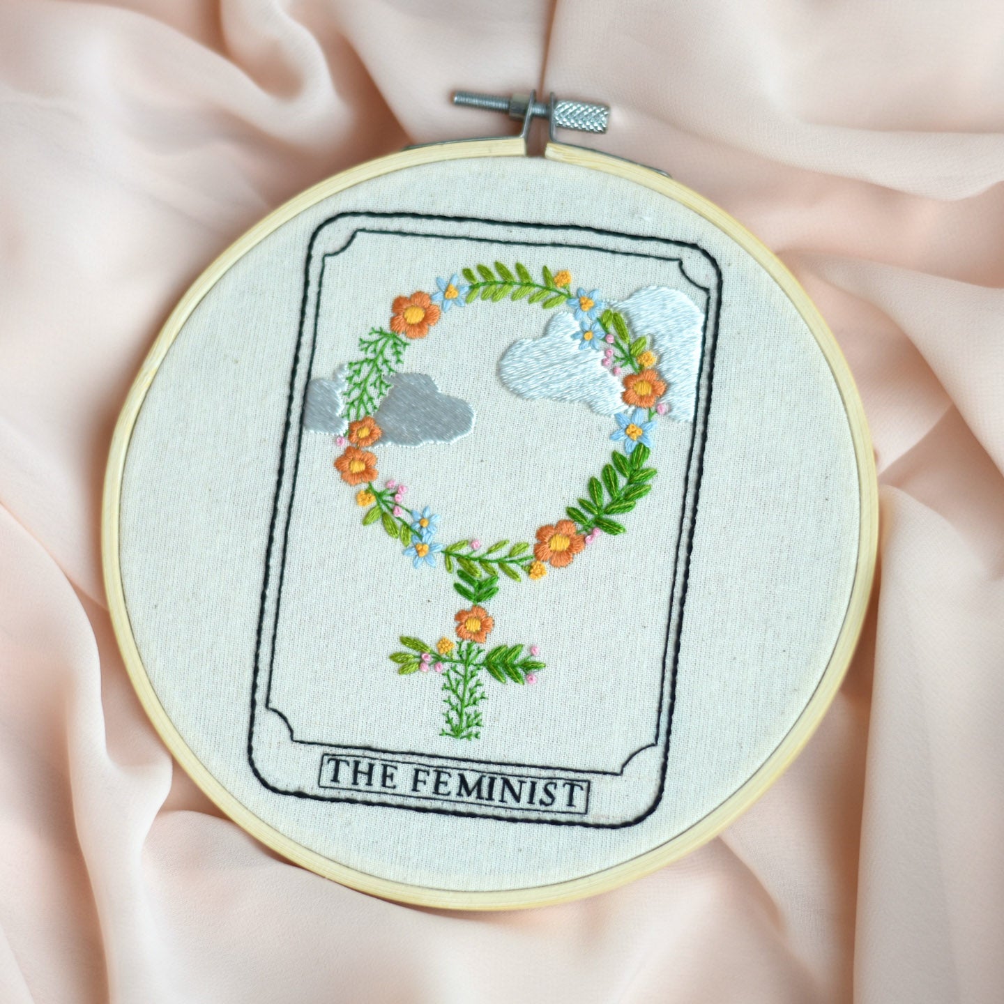 The Feminist Tarot Digital Embroidery Pattern