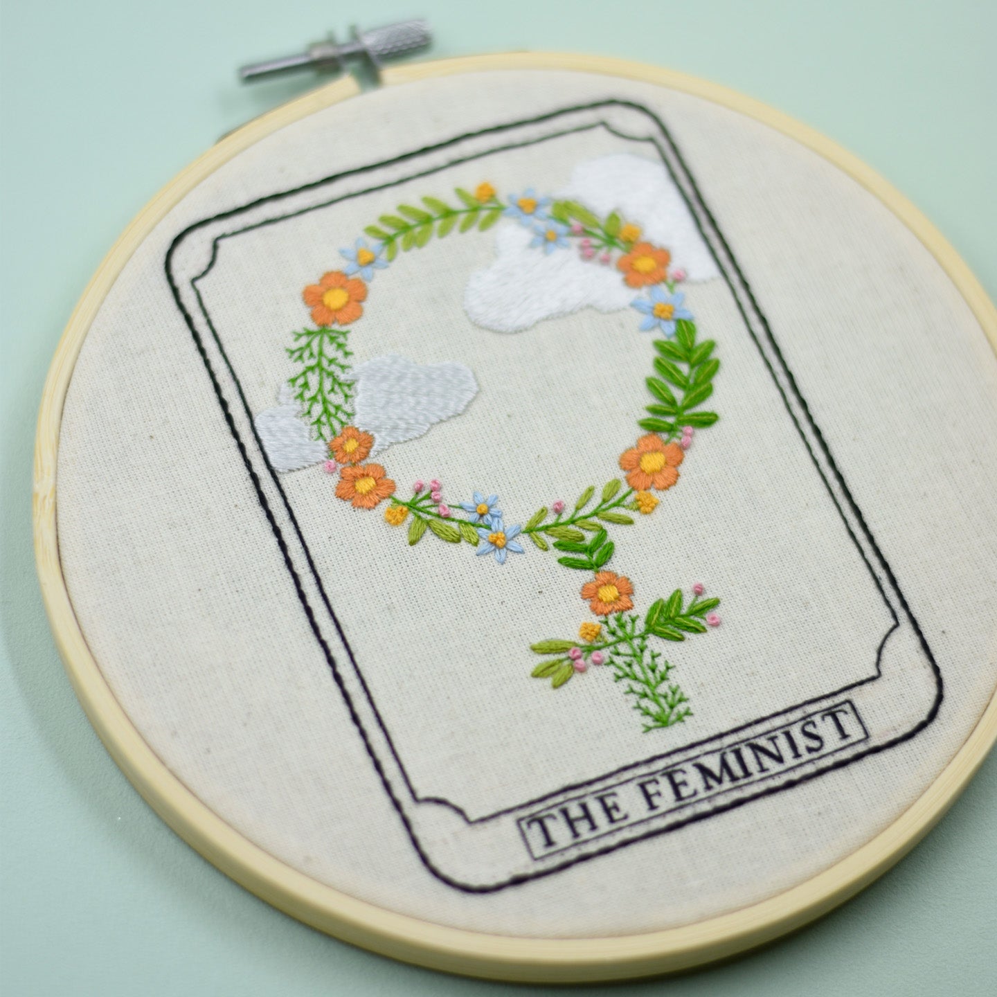The Feminist Tarot Digital Embroidery Pattern